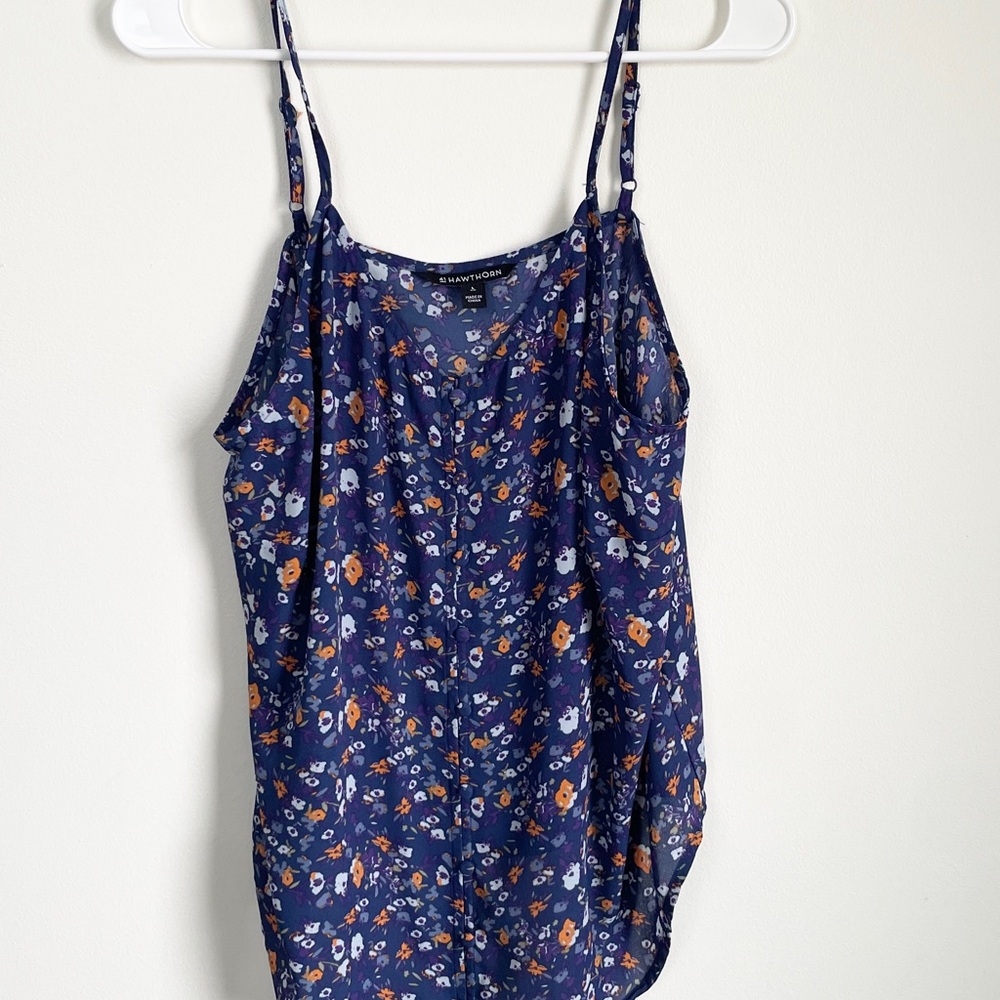 41 Hawthorn Navy Floral Camisole